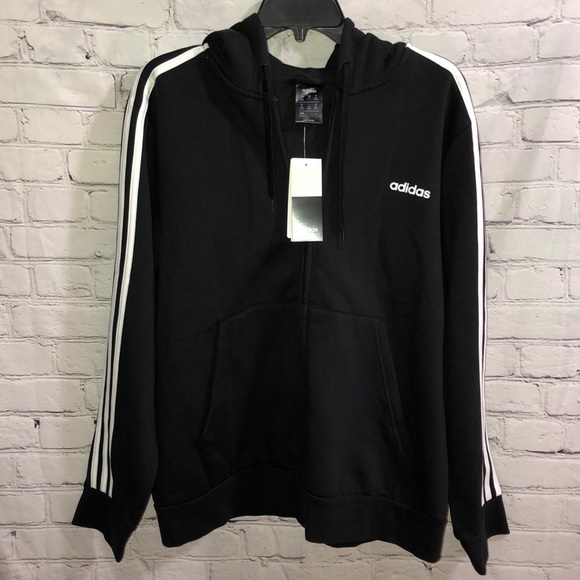 adidas Jackets & Blazers - Adidas Full Zip Black Hoodie Jacket